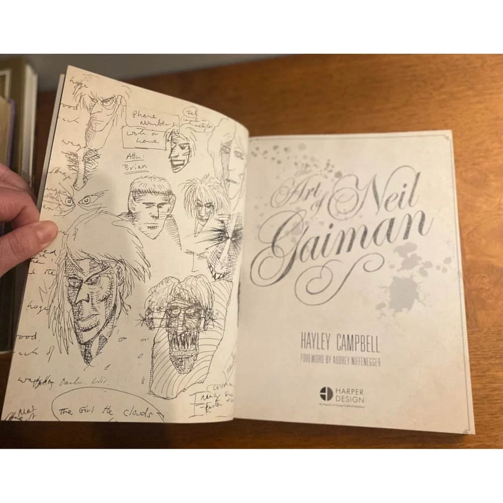 Harper Design The Art of‎ Neil Gaiman Hayley Campbell Biography Gift Quality!